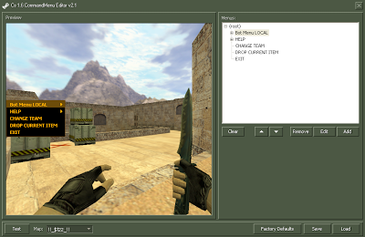 Counter Strike 1.6 Command Menu Editor Free Download