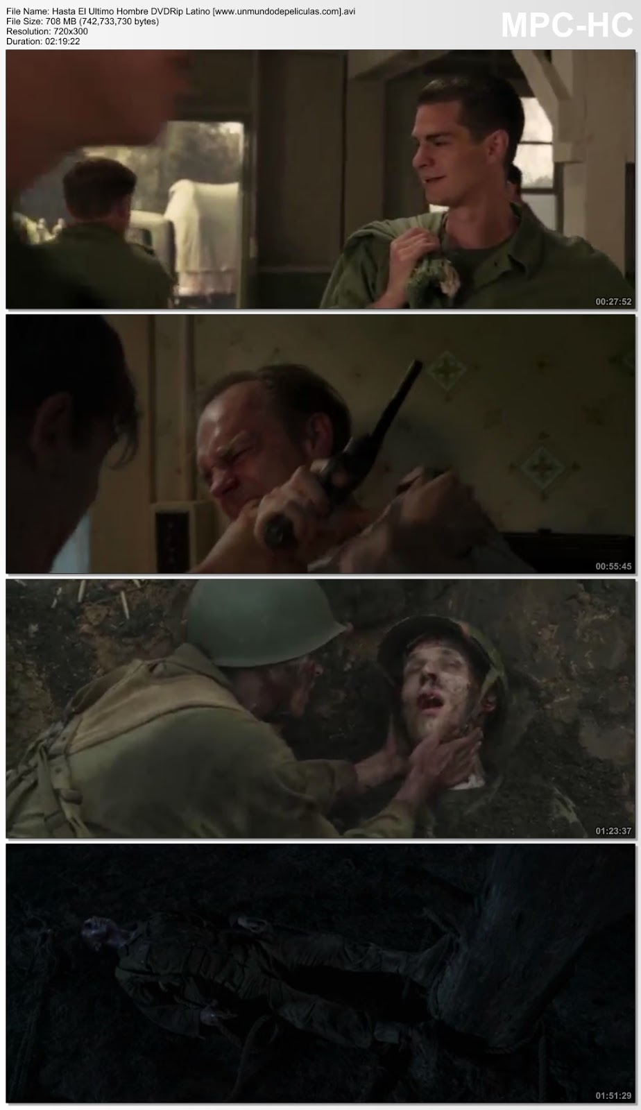Capturas de la película.