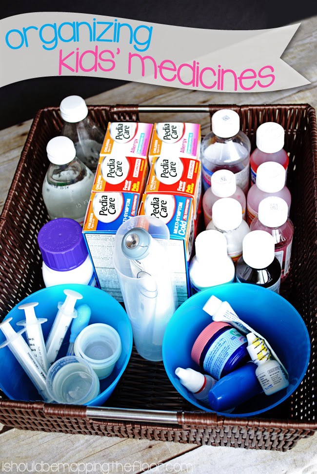Decluttering/Organizing the Kids' Medicines (Guest Post) - Dana K