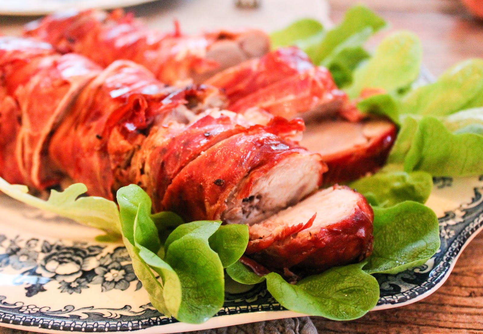 Svinefilet Med Bacon, Fiken Og Balsamico