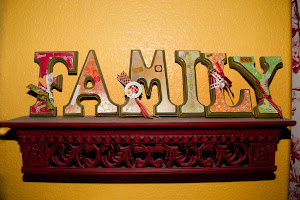 Family Sign Decoupage Letters
