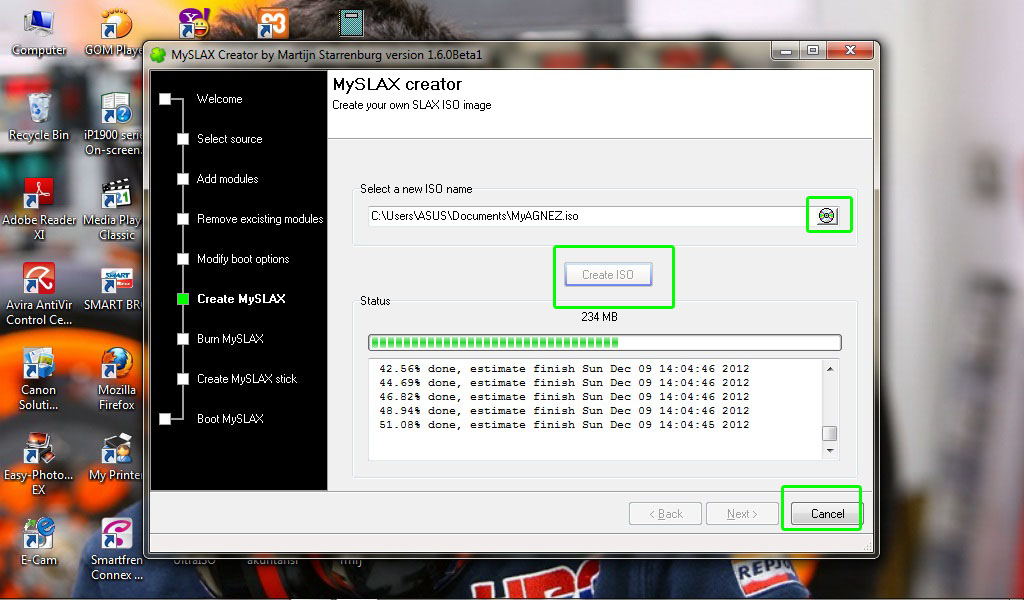 Modifikasi Slax Linux Step 4 (Remastering menggunakan
