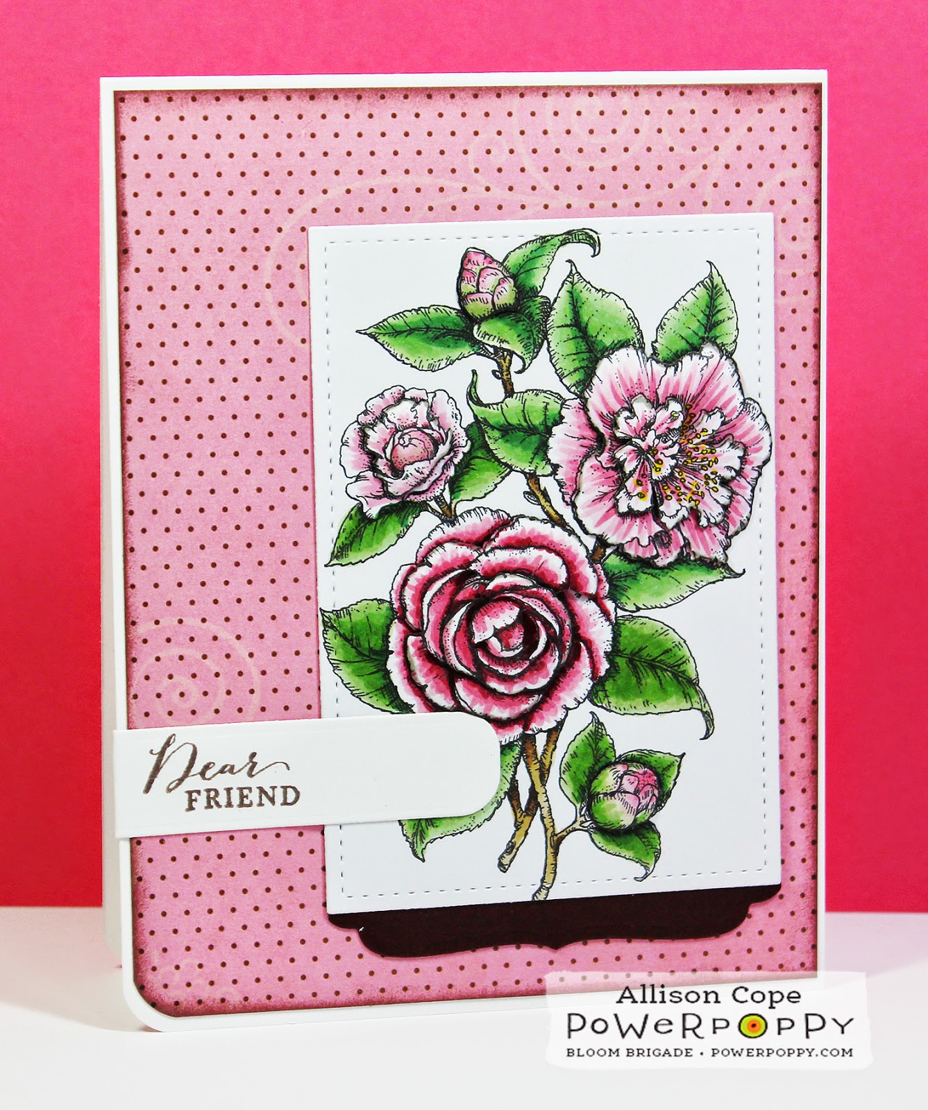 Power Poppy The Blog Camellias A Paper Tole Tutorial