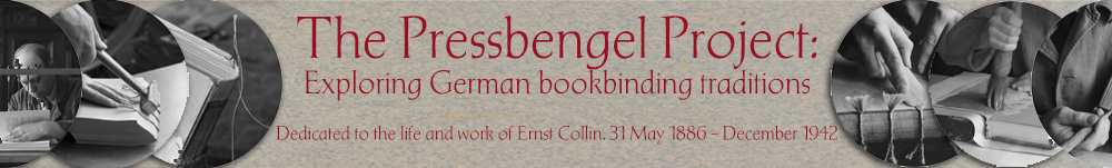 The Pressbengel Project: Exploring German bookbinding traditions and more...