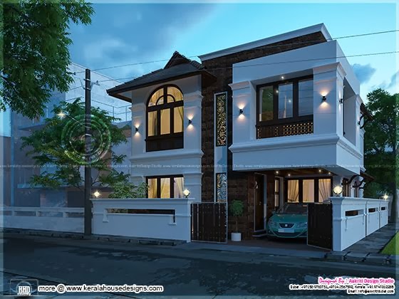 Awesome villa elevation design Awesome villa elevation design
