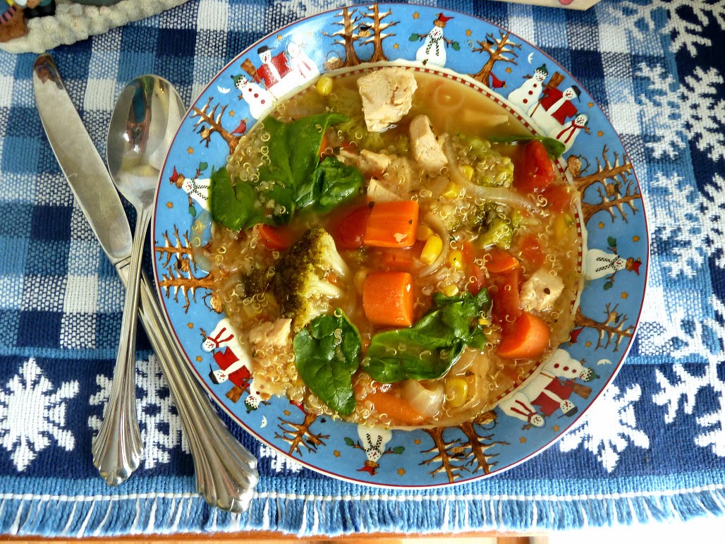 Baking and Cooking, A Tale of Two Loves Chicken Quinoa Vegetable Soup