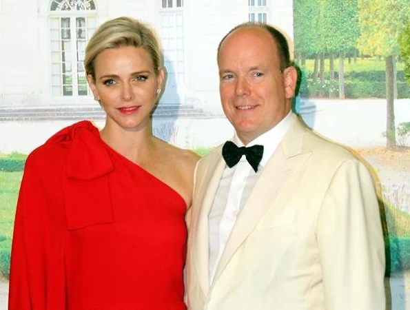 Prince Albert of Monaco and Princess Charlene of Monaco attend the 67th Monaco Red Cross Ball Gala