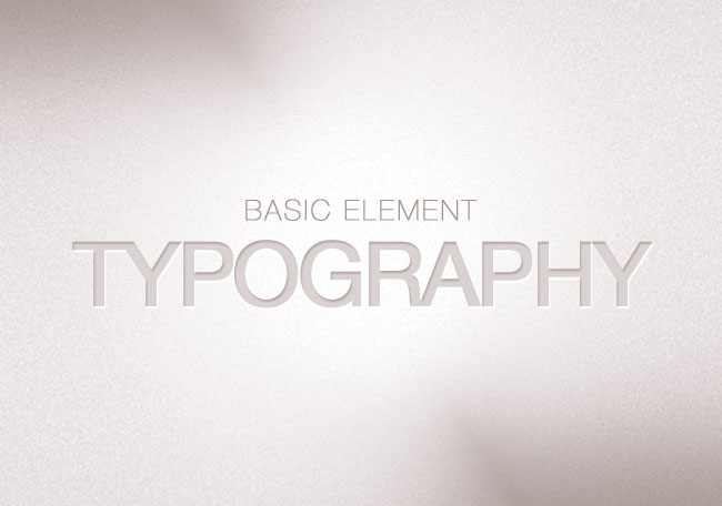 Basic Elements of Graphic Design: Typography