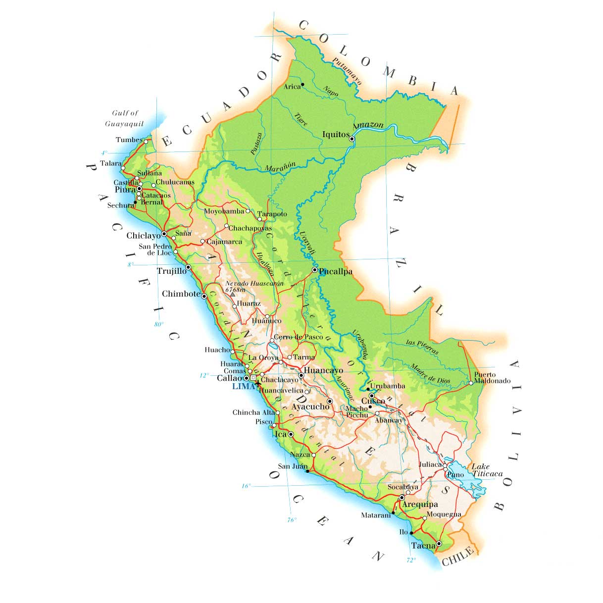 MAPS OF PERU