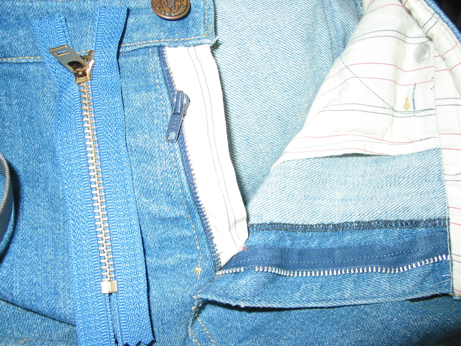 JillyBeJoyful Replacing a Broken Jeans Zip