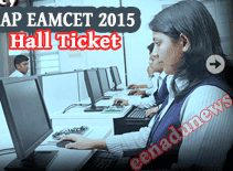 AP EAMCET 2015 Hall Ticket Download www.apeamcet.org AP EAMCET Hall Tickets 2015 Download Starting 25/04/2015, JNTU Kakinada EAMCET 2015 Hall Tickets Link, AP EAMCET Hall Ticket 2015 Online