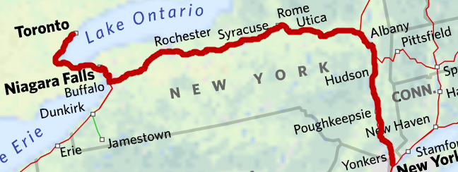 Amtrak Maple Leaf Map Planes, Trains, And Running: April 2011