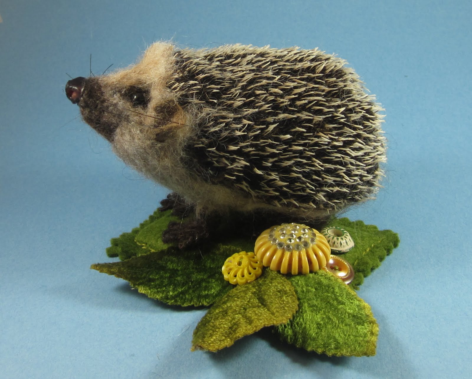 Needle Felted Art by Robin Joy Andreae A Hedgehog, Retrospective