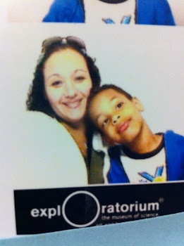 Mom and Deuce at the Exploratorium in San Francsico