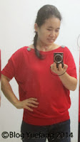 wearing-knit-shirt-with-Sabrina-neckline