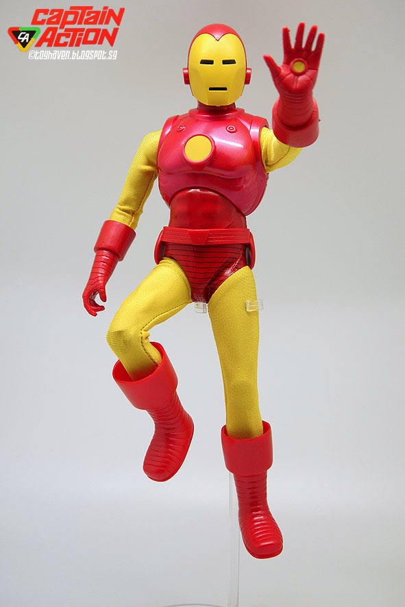 Review and photos of Captain Action Wolverine & Iron Man figures