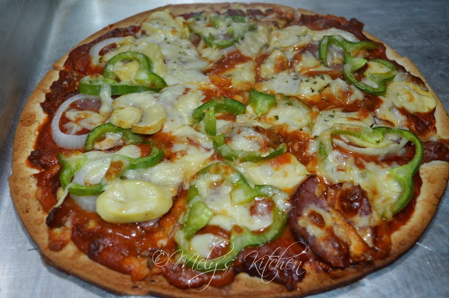 Mely's kitchen Green Bell Pepper Pizza