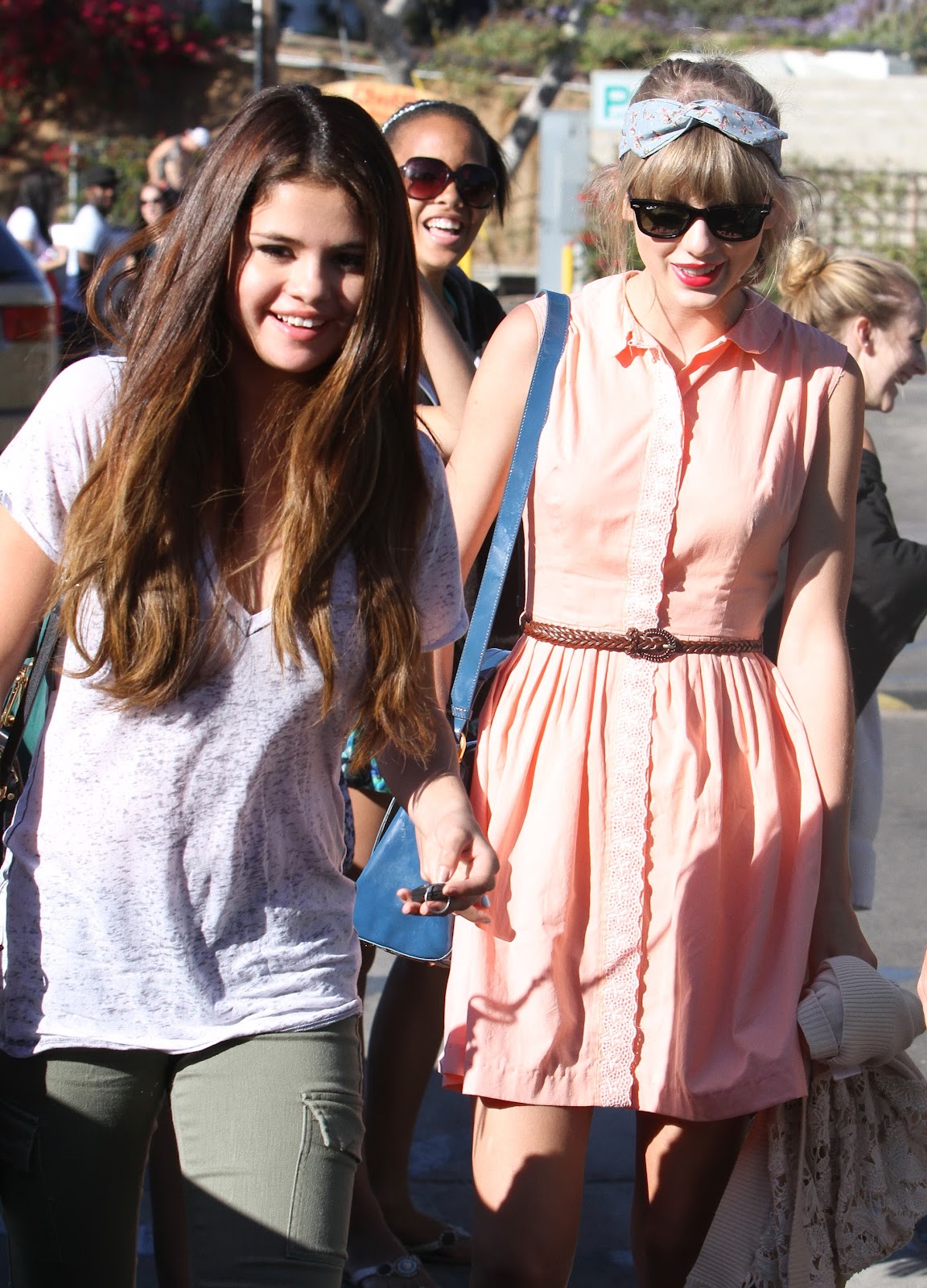 Selena Gomez and Taylor Swift - Girlfriends Out for Lunch in Malibu