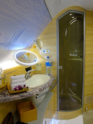Emirates A380 Shower Spa