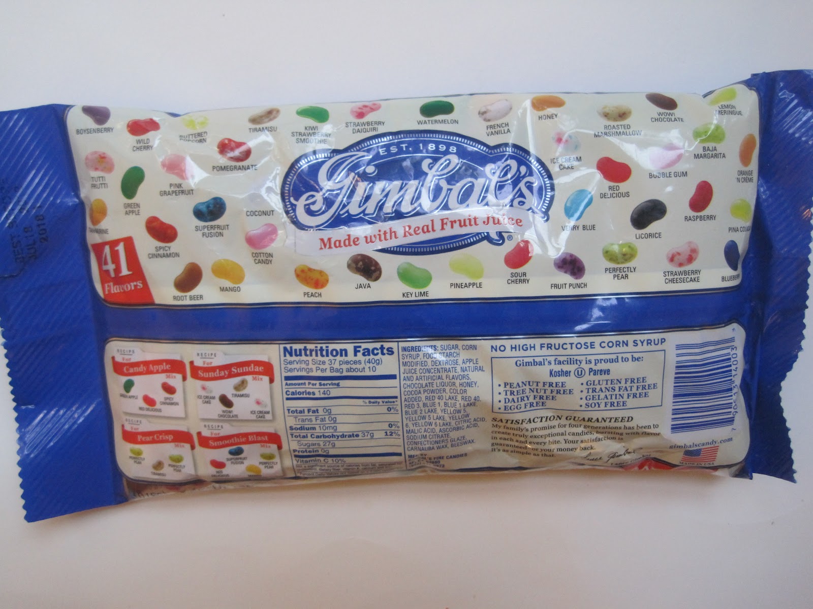 Walking The Candy Aisle Gimbal's Gourmet Jelly Beans review