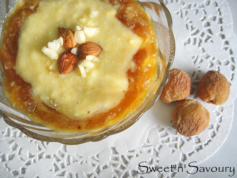 Sweet 'n' Savoury Khubani ka meetha/Apricot Fool