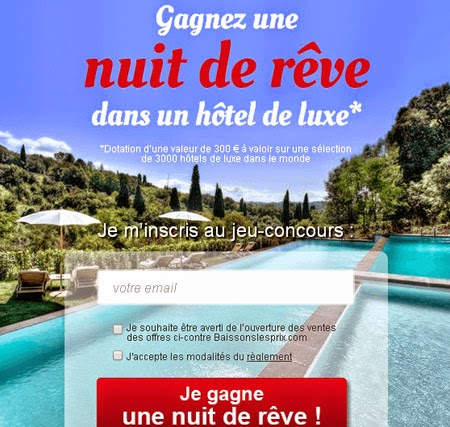  Jeu concours : Gagnez une nuit de rêve