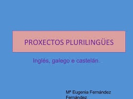 Blog dos proxectos de inglés