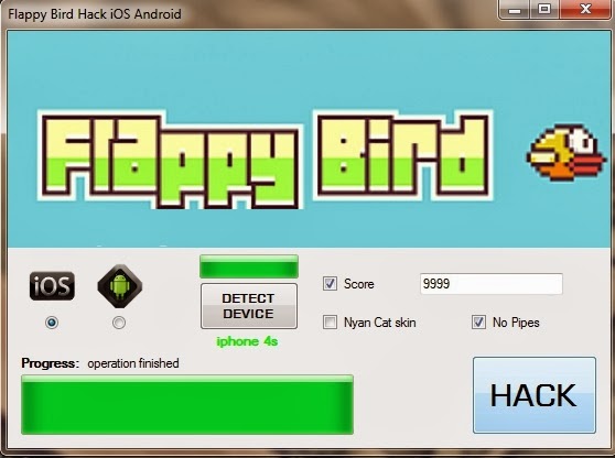 Flappy Bird Hack Cheat IOS Android Flappy Bird Hack Cheat IOS Android