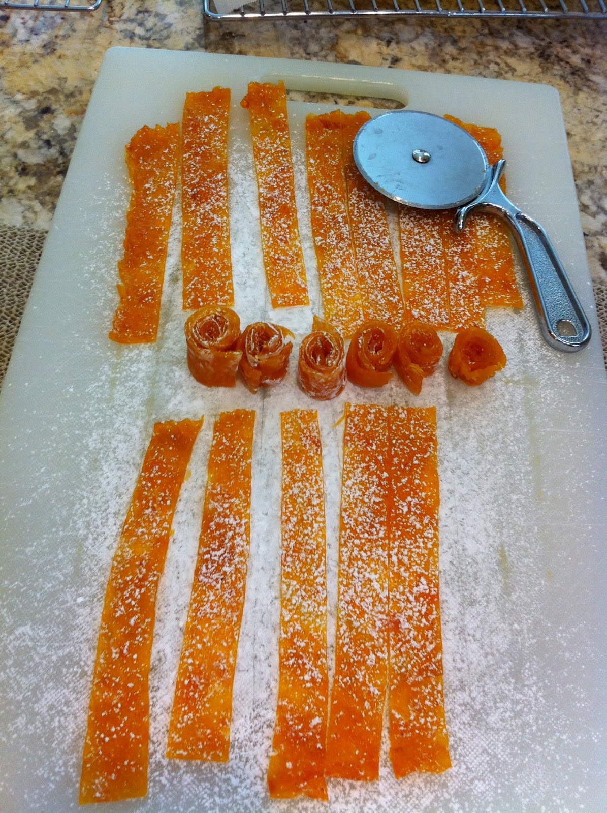 Homemade Apricot Leather