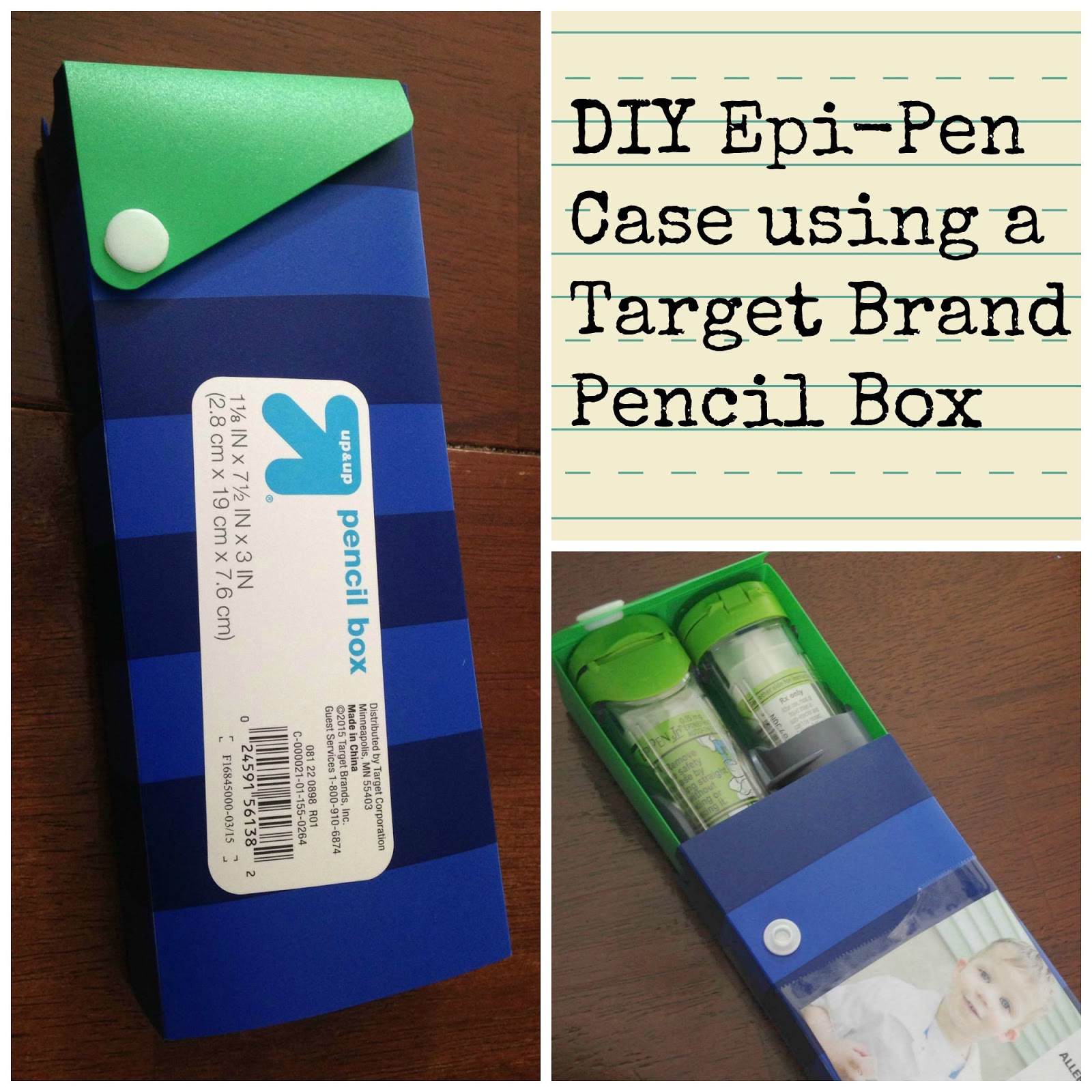 Danielle's Brain Bits DIY EpiPen Case