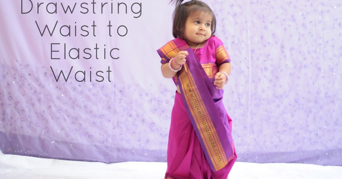 Make It Handmade Turn a Drawstring Waist Into An Elastic Waist