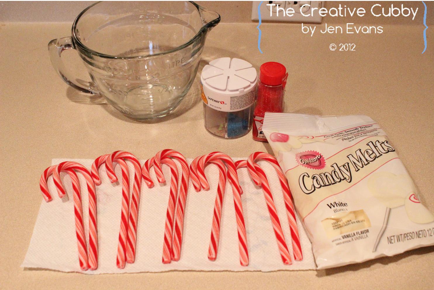 The Creative Cubby Hot Chocolate Candy Cane Sticks