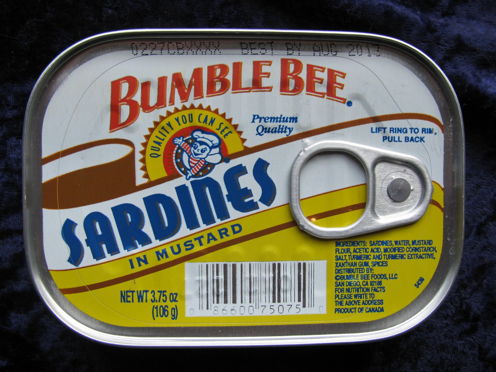 Mouth Full of Sardines Bumble BeeSardines 4