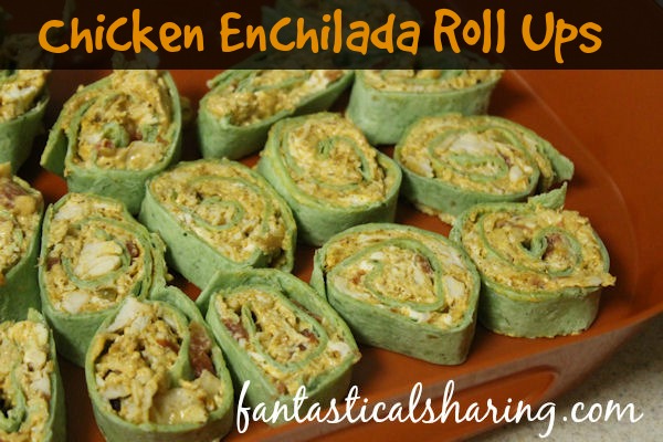 Fantastical Sharing Of Recipes Chicken Enchilada Roll Ups