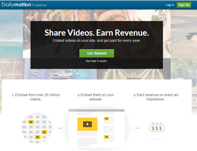 dailymotion adsense alternative.