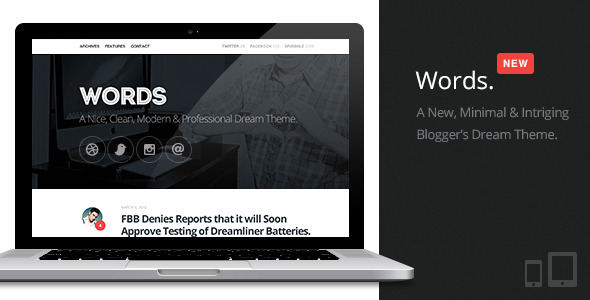 Blog / Magazine WordPress Themes Released in Feb 2013