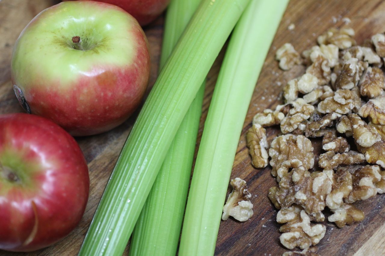 Green Gourmet Giraffe Waldorf Salad and Fawlty Towers