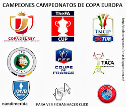 ( TODOFUTBOL ) CAMPEONES DE COPA MAS IMPORTANES DE EUROPA 2012/2013