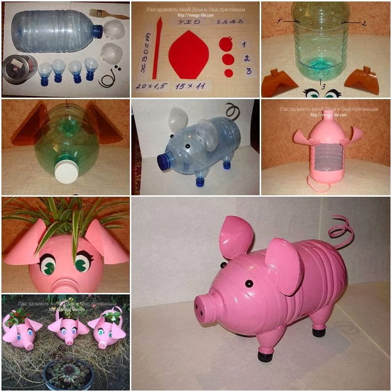 DIY Plastic Bottle Piggy Bank DIY Plastic Bottle Piggy Bank
