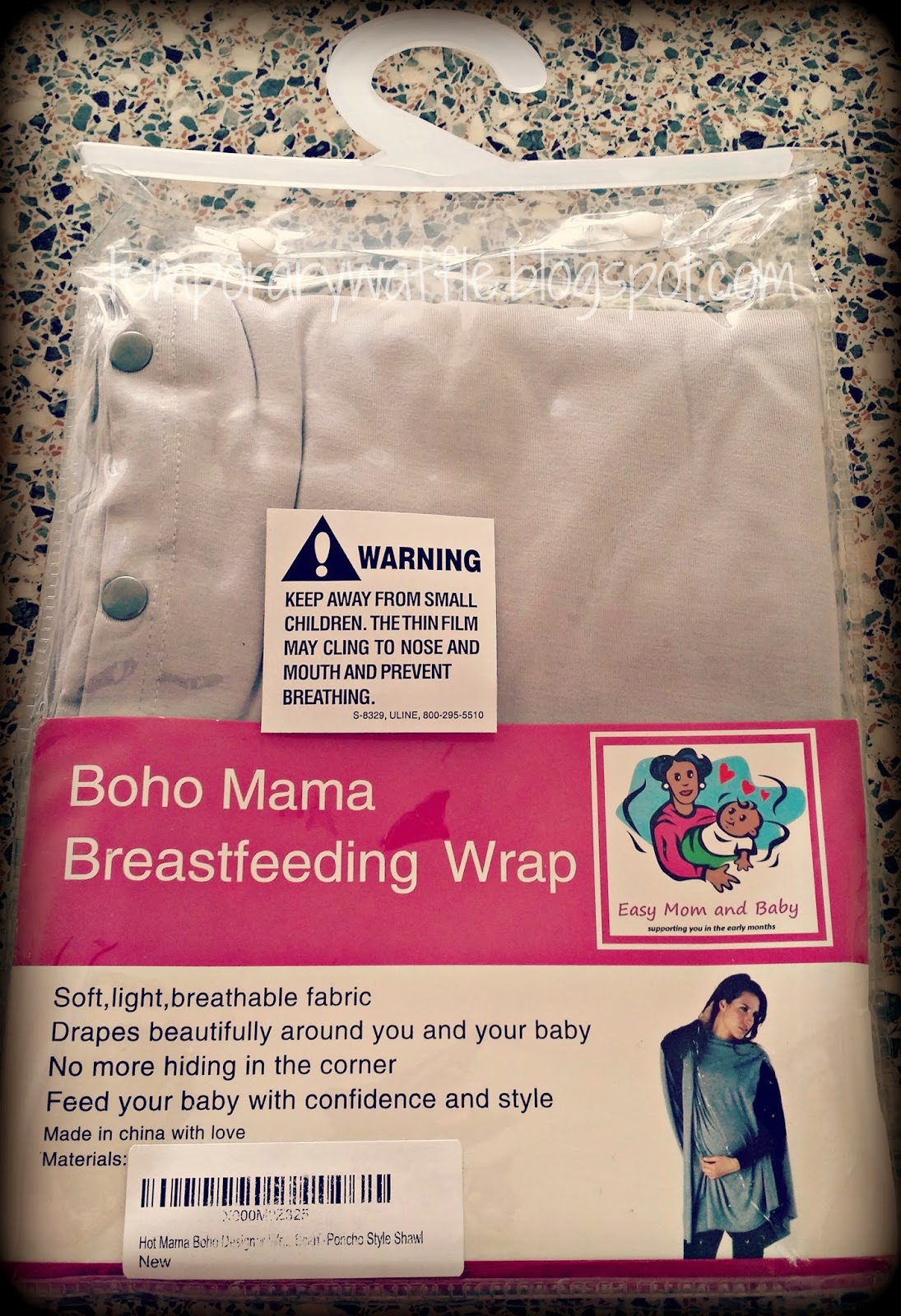 Temporary Waffle Boho Mama Breastfeeding Wrap