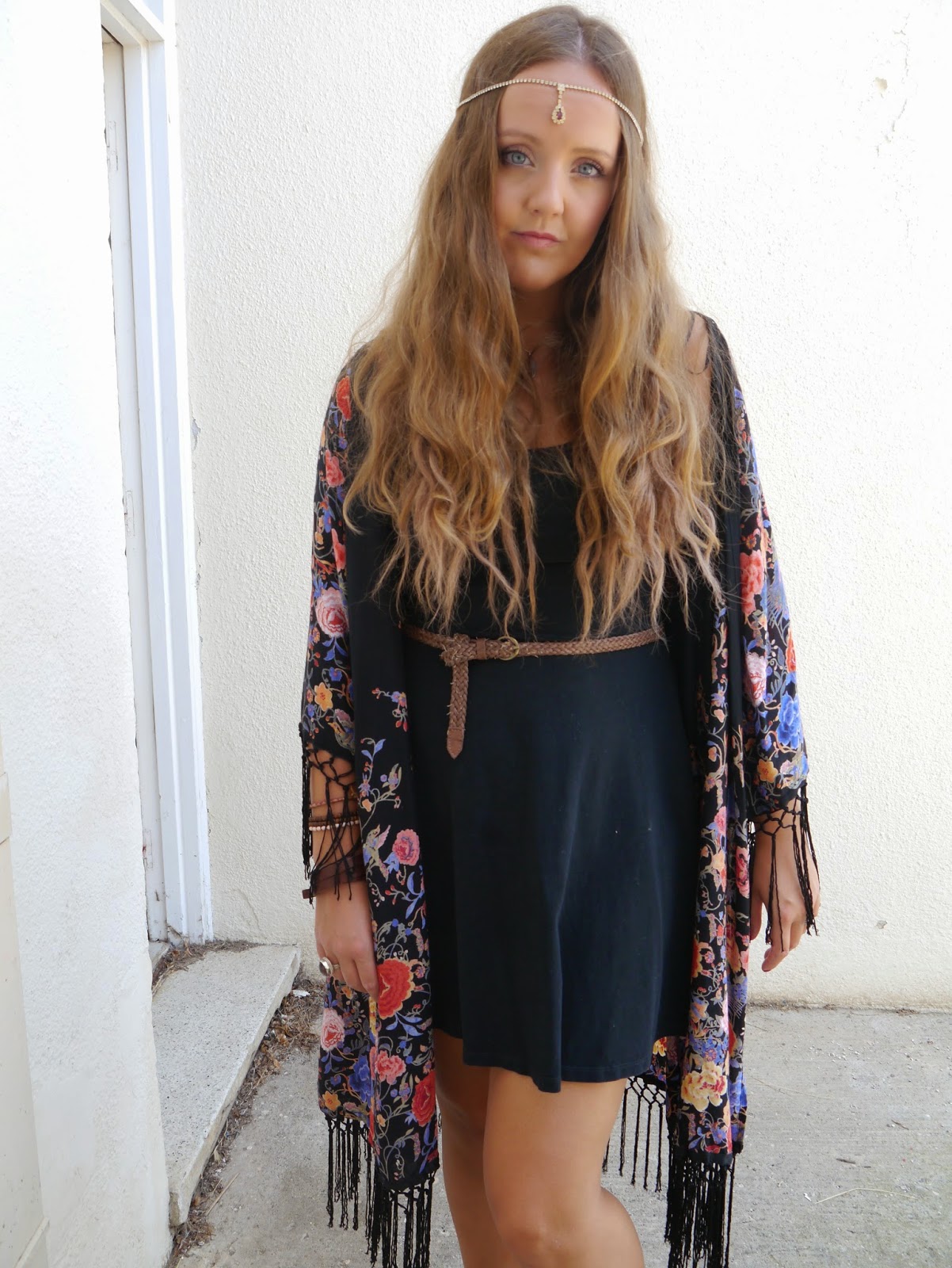 A photo of primark kaftan, topshop dress, sandals and jewellery