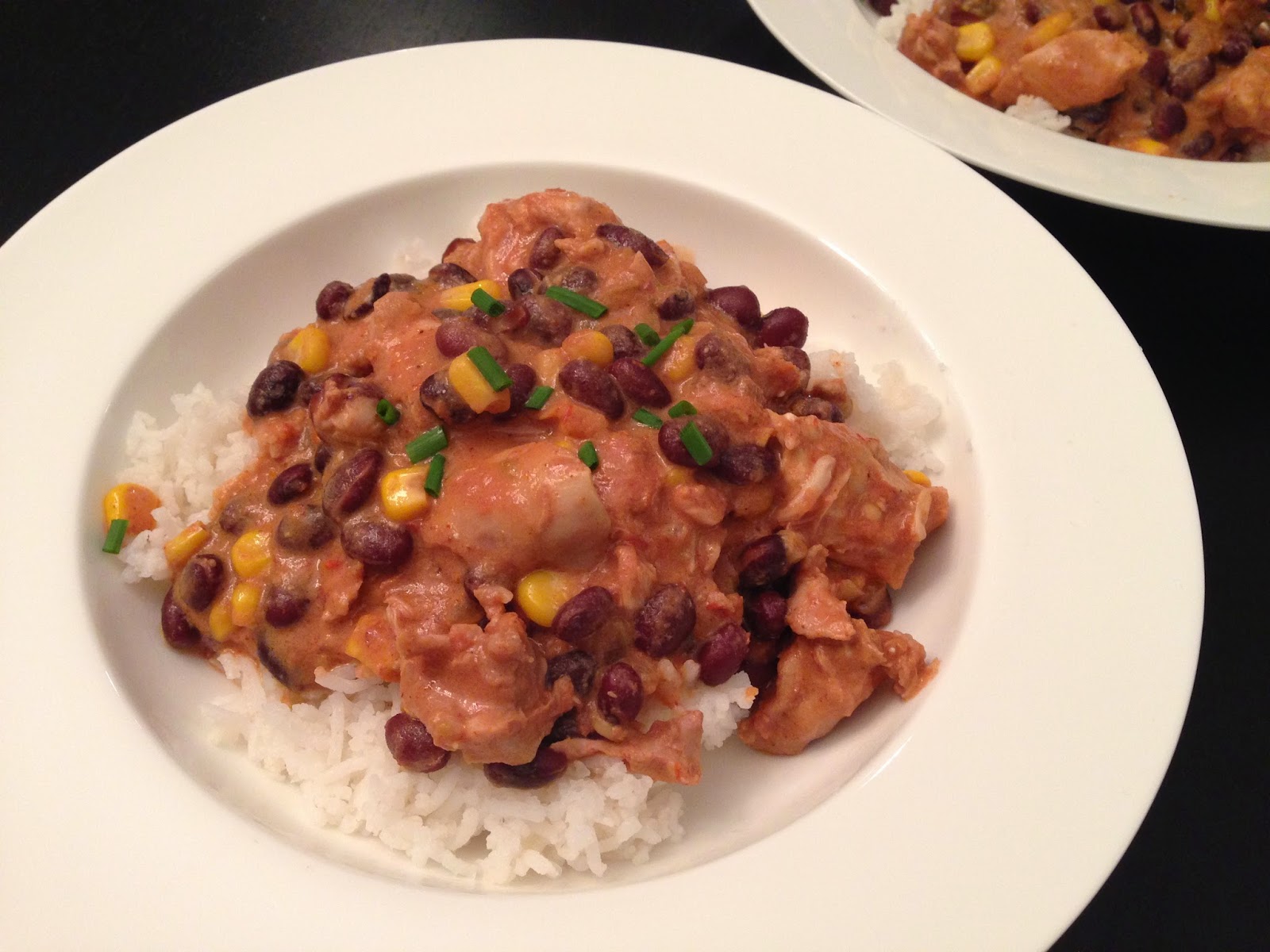 Playing With My Food! Slow Cooker Creamy Santa Fe Chicken