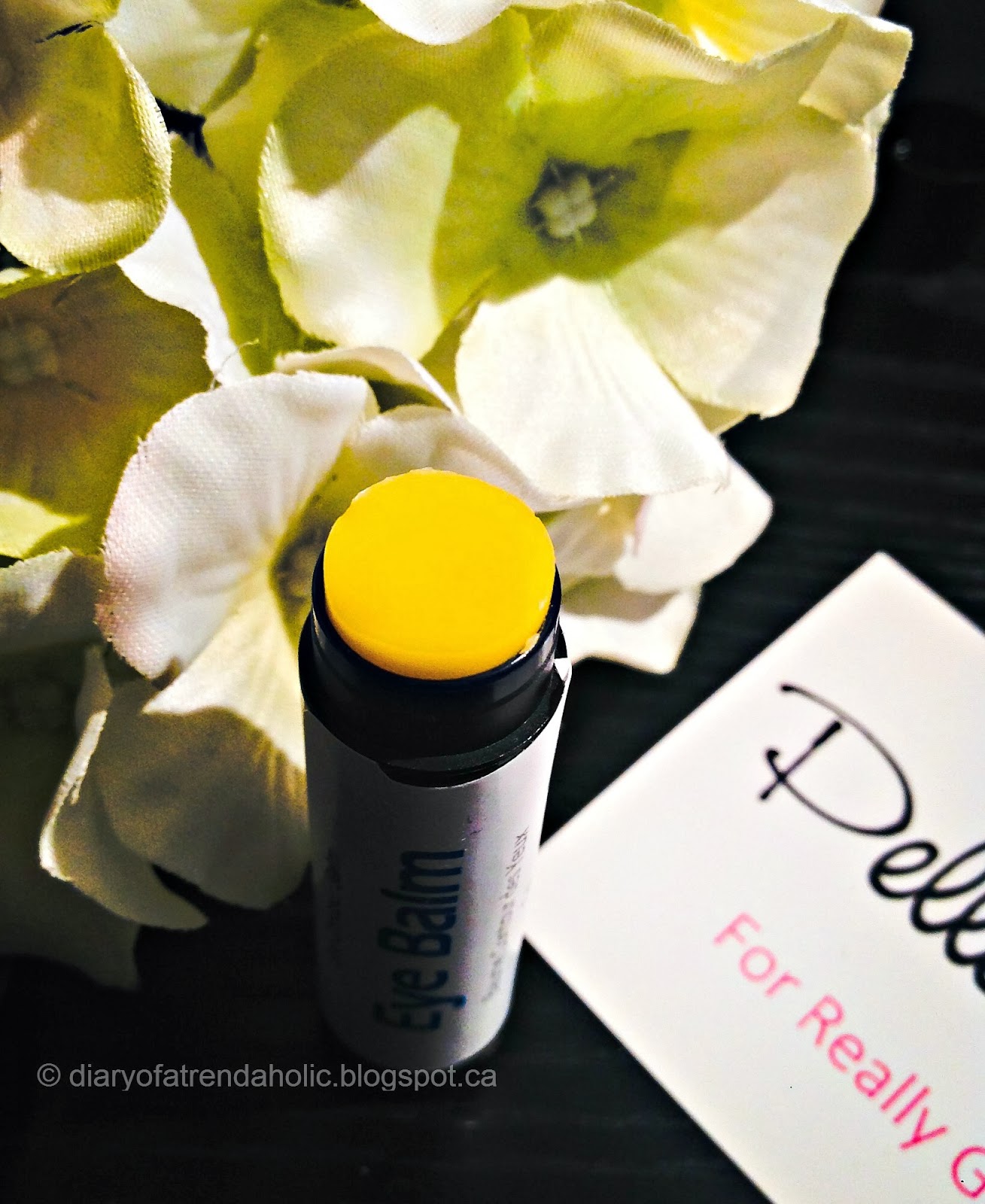 Diary of a Trendaholic Pelle Beauty Eye Balm and Lip Balm Review