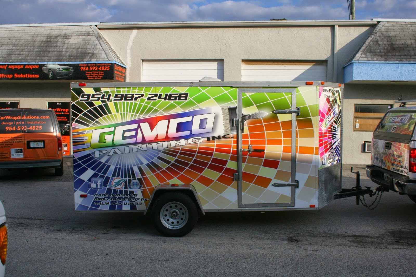 Commercial Trailer Vinyl Wraps, Graphics & Lettering Davie Florida