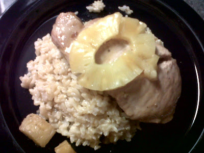Preppy Pink Crocodile: Pineapple Soy Pork Chops