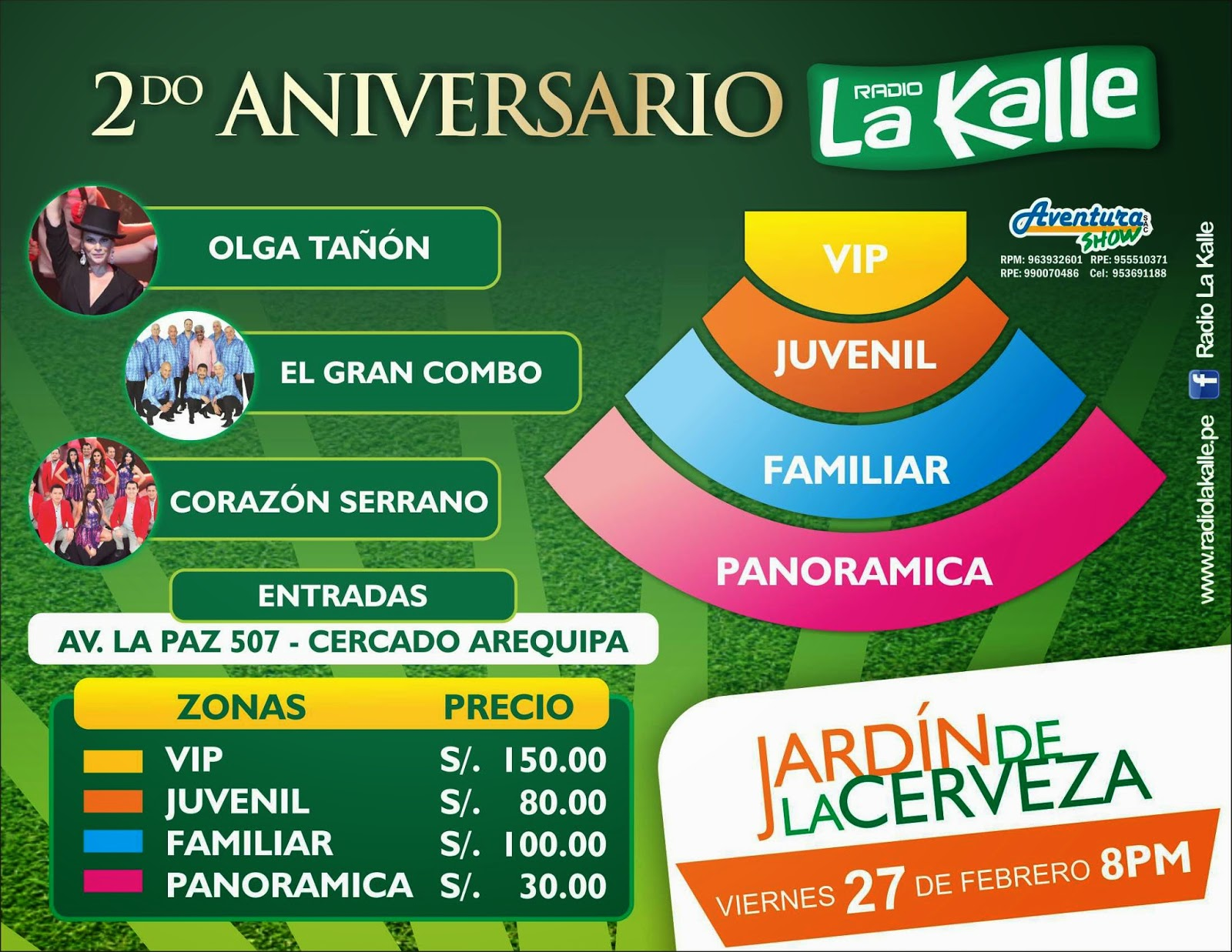 2do Aniversario de Radio La Kalle en el Jardín de la Cerveza 27 de