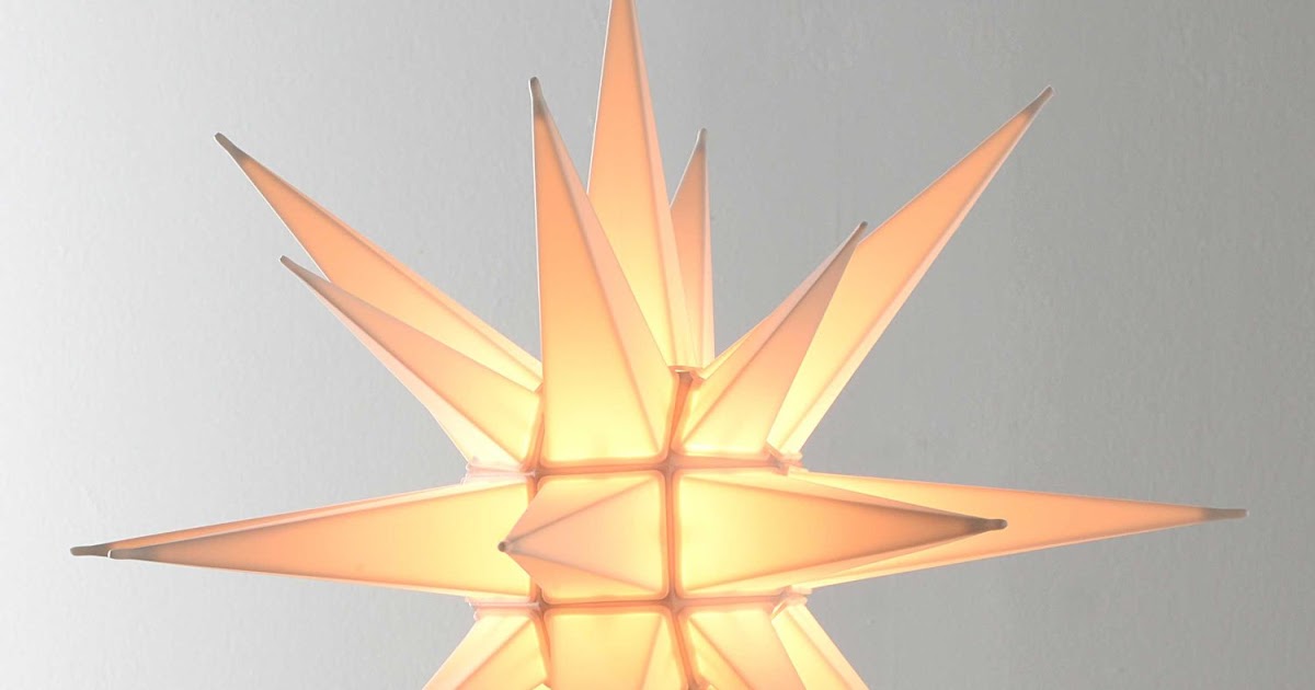 The Christmas Store: 12" Moravian Star Tree Topper