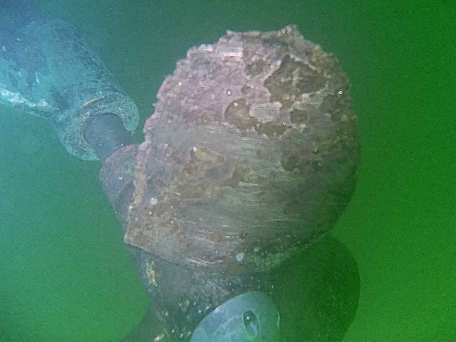 Scuba Duba Corp. Boat Electrolysis Damage; what you don’t want to see…