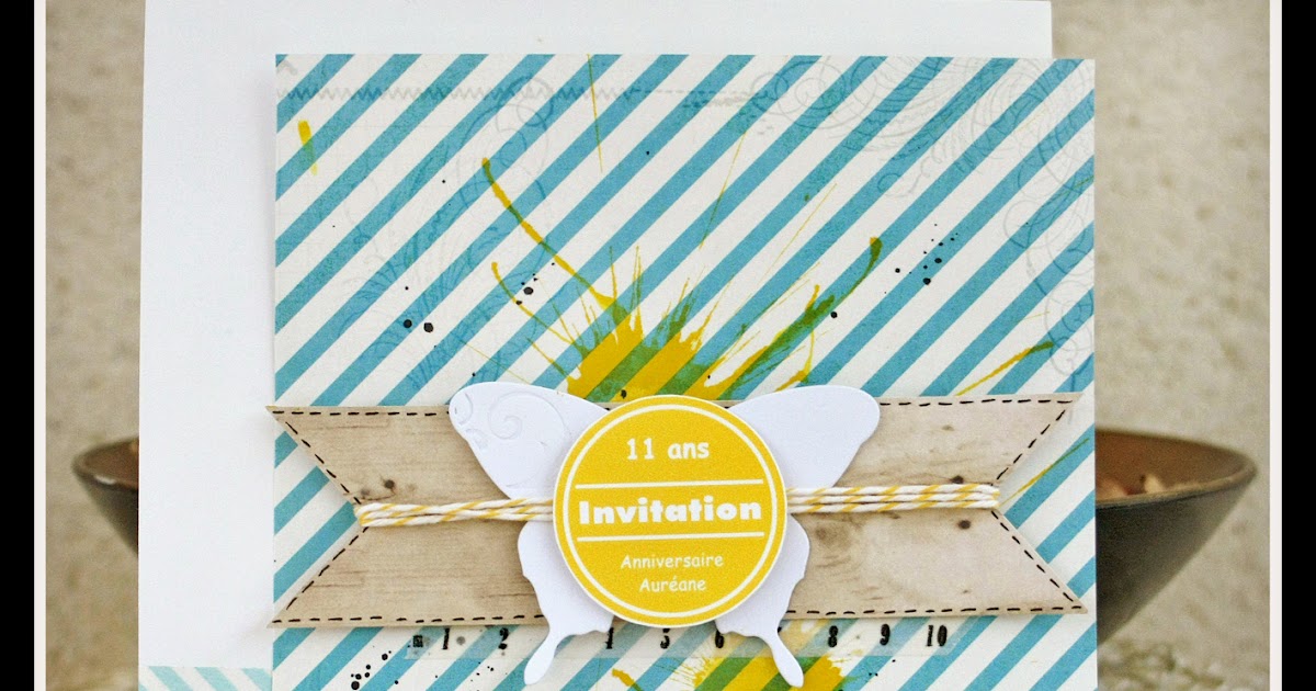 carte invitation anniversaire fille 11 ans gratuite