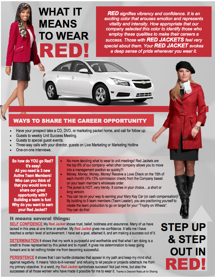 Mary Kay Pink Pistols! Moving Up